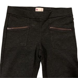 Girls Jeggings Dark Gray Size 14